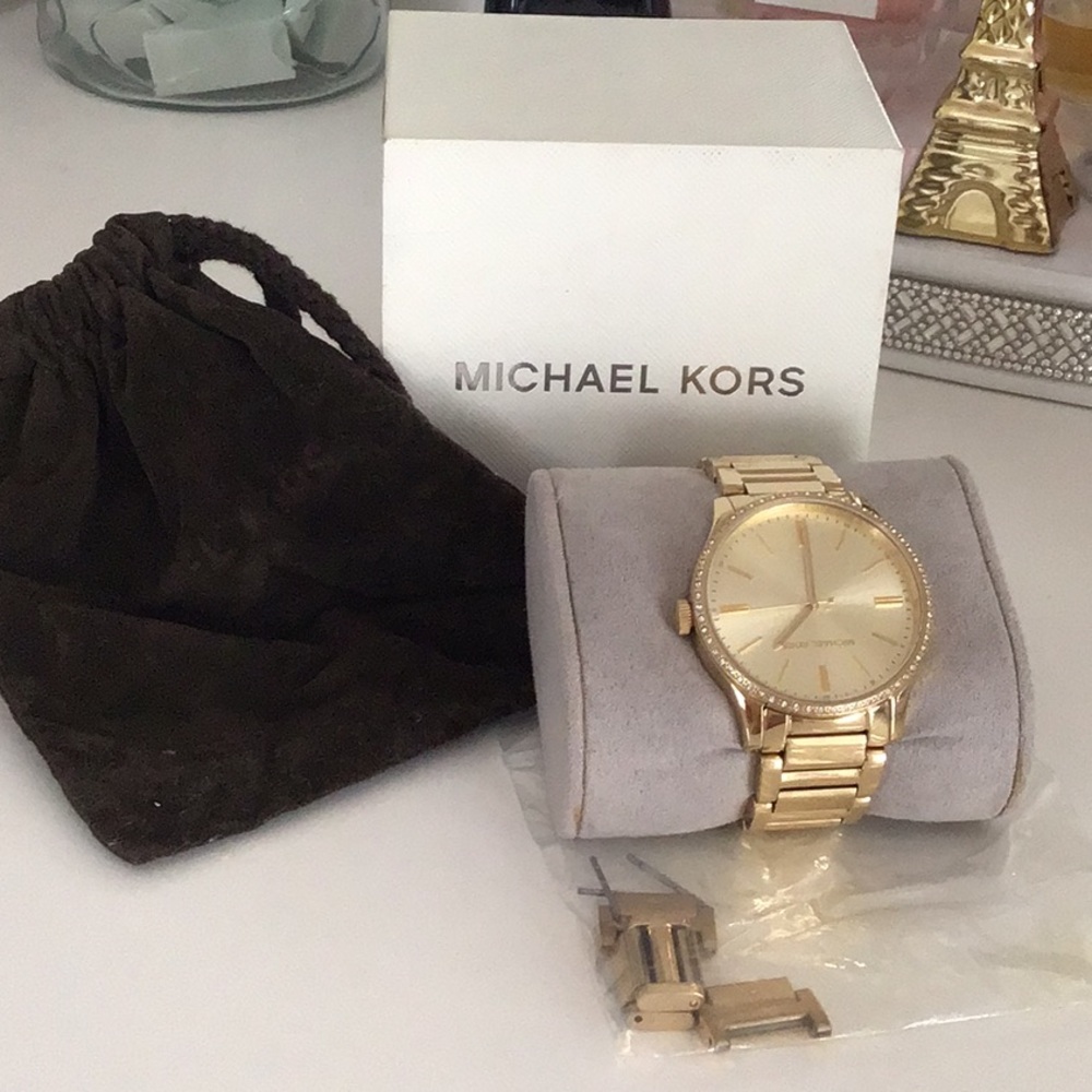 Michael Kors light gold watch